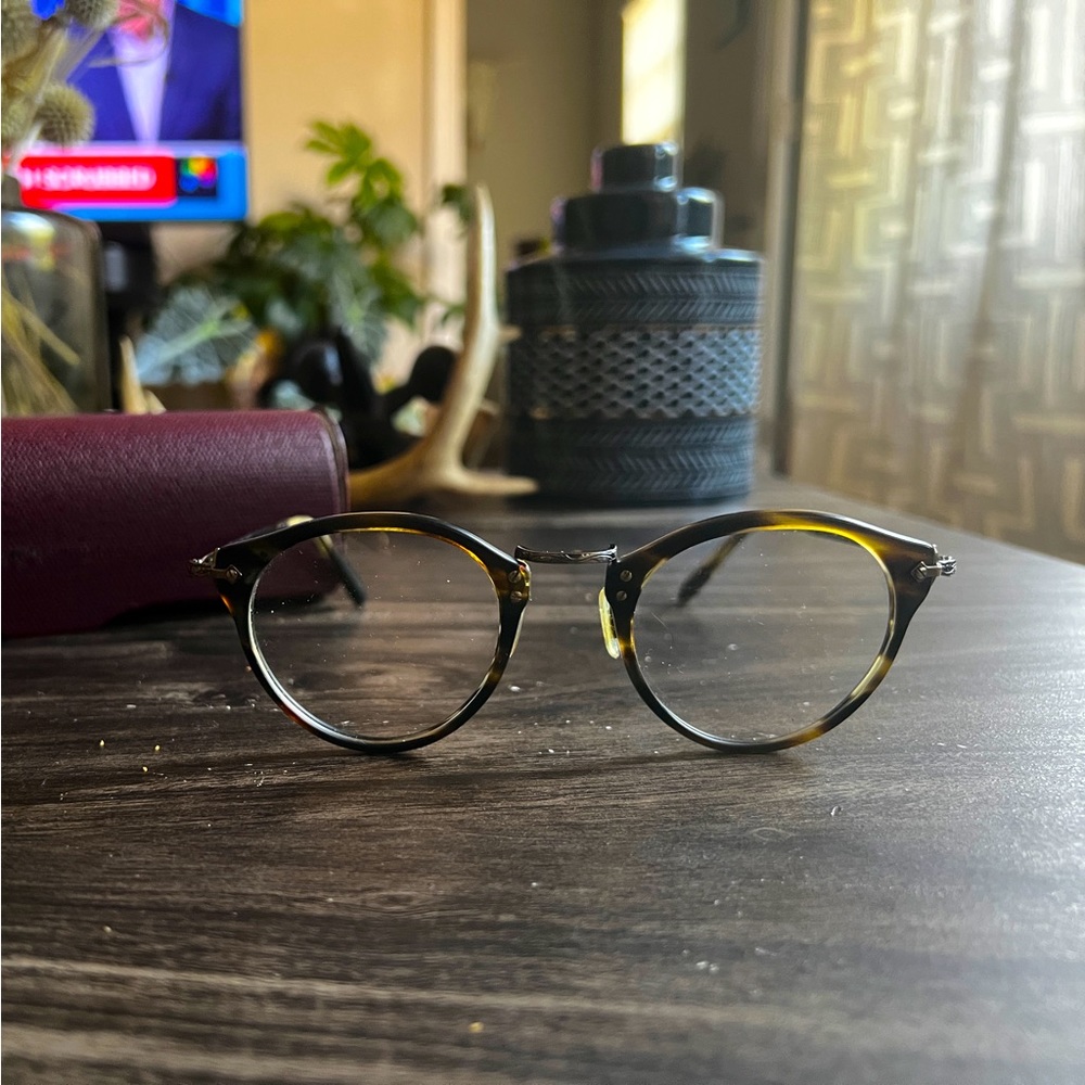 Oliver Peoples OP-505 DTB Antique Gold Glasses